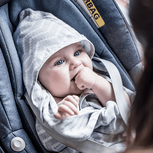 Blenker Hooded Towel Silver Grey