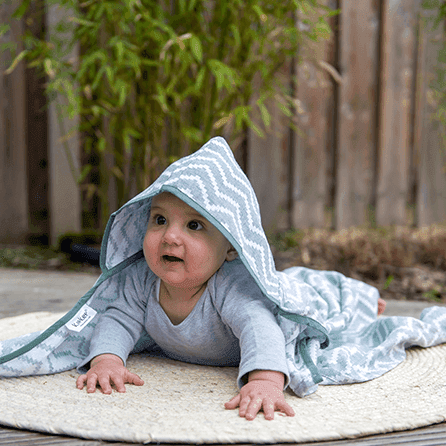 Blenker Hooded Towel Calming Green