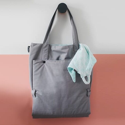 Playmat Changing Tote Grey - Roccy Mint