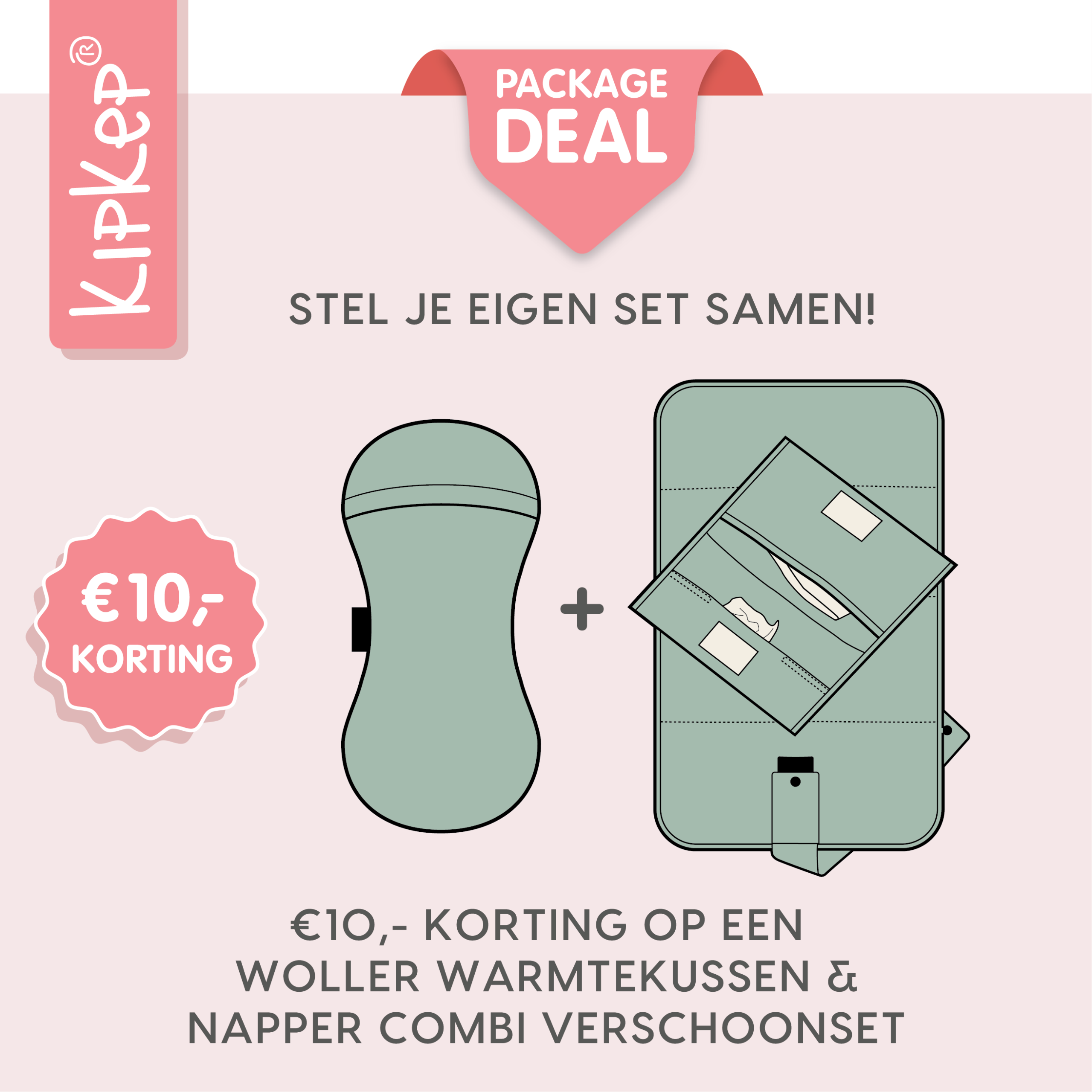 Package deal: Woller warmtekussen & Napper Combi-set (Diverse kleuren)